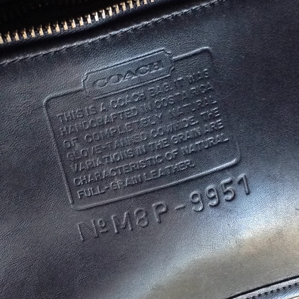 🔴 Coach - Vintage 'Patricia Legacy' Leather Bag - Picture 5 of 8